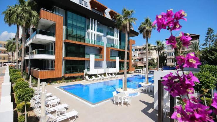 Luxury Flat 2 Mins From Beach Alanya Exteriör bild