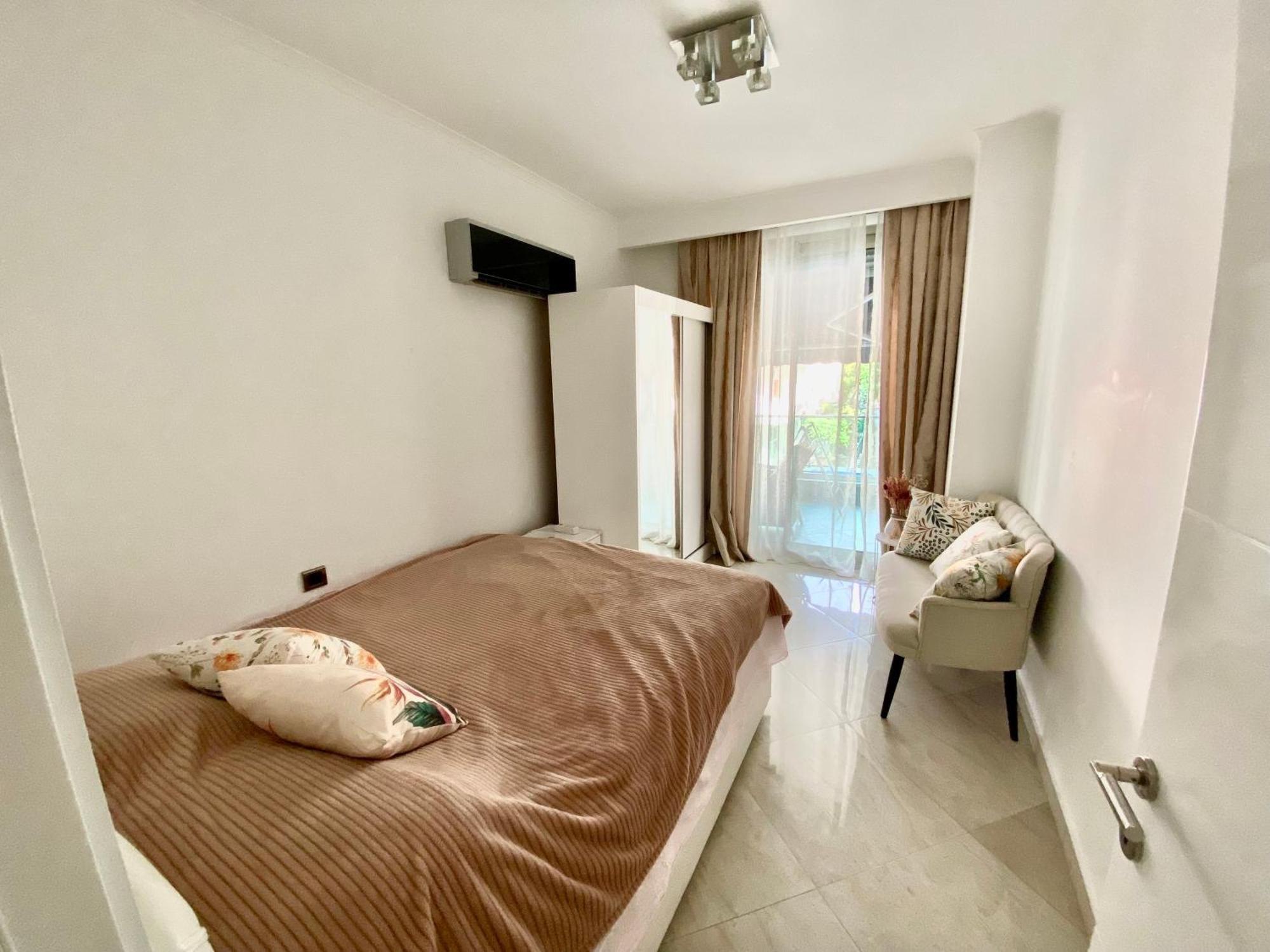Luxury Flat 2 Mins From Beach Alanya Exteriör bild